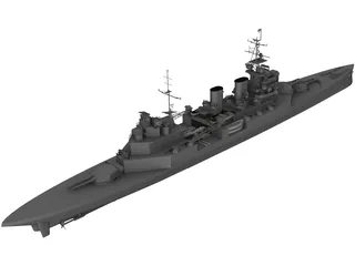 Renown Battlecruiser 3D Model preview
