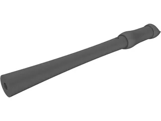 Blockflute 3D Model preview