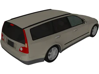 Nissan Stagea (2001) 3D Model preview