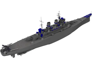 HMS Temeraire 3D Model preview