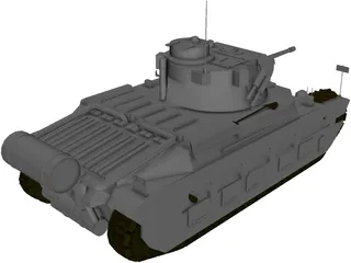 Matilda Mk2 3D Model preview