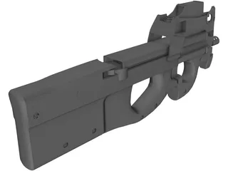 P-90P 3D Model preview
