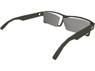 Gucci Glasses 3D Model preview