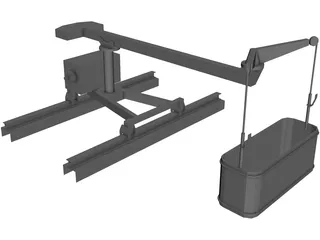 Window Crane (Small) 3D Model preview
