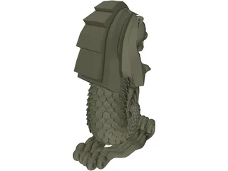 Merlion 3D Model preview