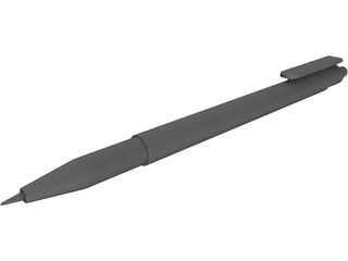 Ball Point Pen 3D Model preview