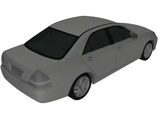 Toyota Mark II (2000) 3D Model preview