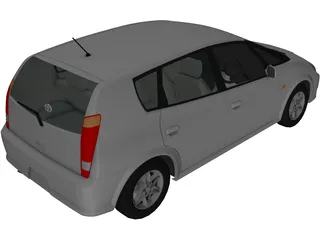 Toyota Opa (2000) 3D Model preview