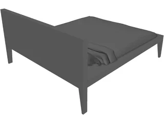 Alicudi Bed 3D Model preview