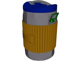 Drink Cooler 3D Model preview