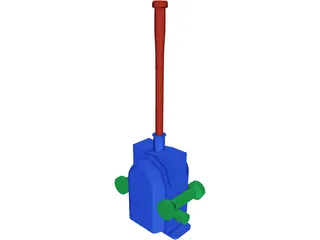 Hand Pump 3D Model preview