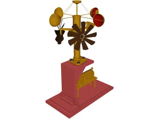 Anemometer 3D Model preview