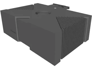 XBox Console 3D Model preview