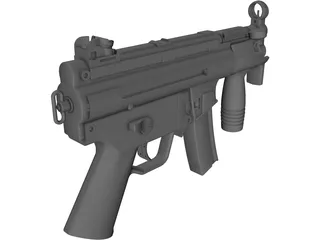Heckler&Koch MP5K 3D Model preview