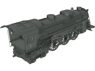 Train 3D Model preview