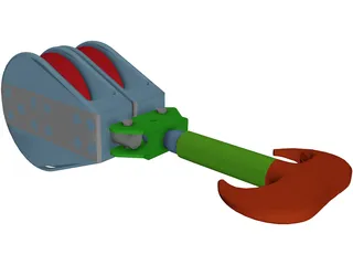 Crane Hook Large 3D Model preview
