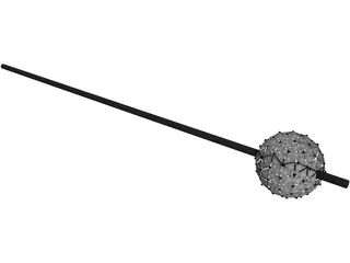 New Years Eve Countdown Ball 3D Model preview