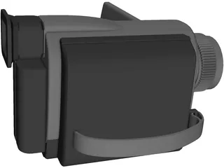 Hurst Video Camera 3D Model preview