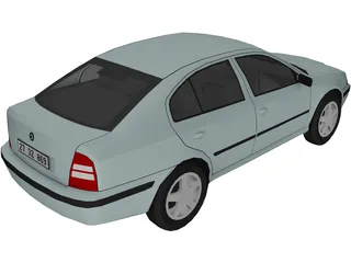 Skoda Octavia 3D Model preview