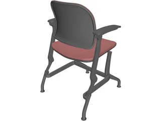Steelcase Cachet Chair 3D Model preview