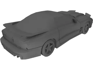 Pontiac Trans Am WS6 3D Model preview