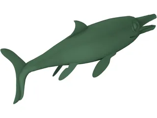 Ictiosaurus 3D Model preview