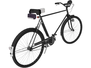 Bicycle JC Higgins 3spd English 3D Model preview