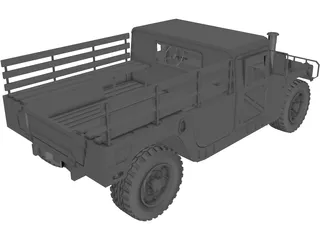 HUMVEE 2-door 3D Model preview