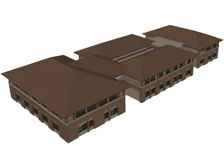Multi Purpose Building 3D Model preview
