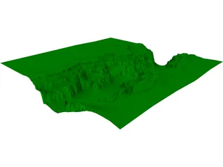 Canyon 3D Model preview