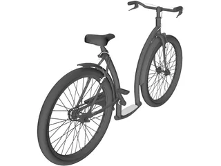Bicycle 3D Model preview