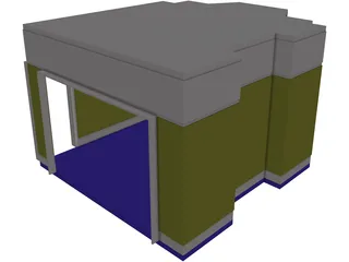 Lounge Room 3D Model preview