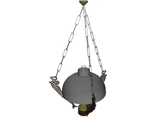 Suspension Light 3D Model preview
