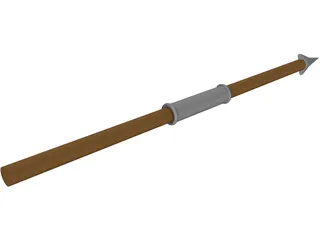 Short Roman Spear 3D Model preview