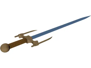 Medieval Sword 3D Model preview