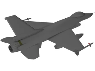 F-16 3D Model preview