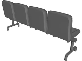 Clinic Chair 3D Model preview