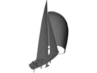 Volvo 60 3D Model preview