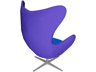Egg Chair 3316 [Arne Jacobsen Classic] 3D Model preview