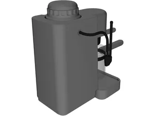 Espresso Coffee Maker 3D Model preview