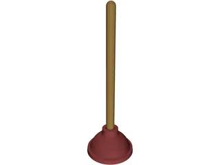 Plunger 3D Model preview