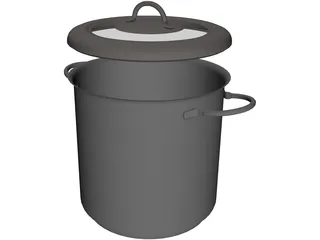 Pot 3D Model preview