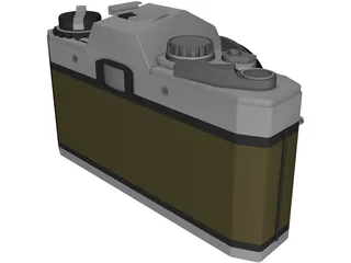 Olympus OM10 Photo Camera (35 mm) 3D Model preview