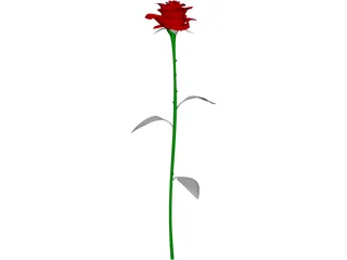 Rose 3D Model preview