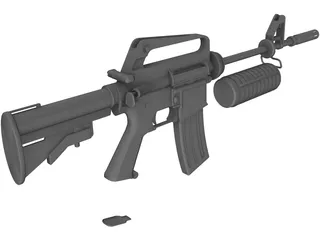Rifle 3D Model preview