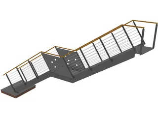 Stairs 3D Model preview