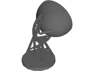 Satellite Dish 3D Model preview