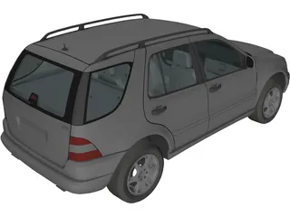 Mercedes-Benz M-class (2006) 3D Model preview