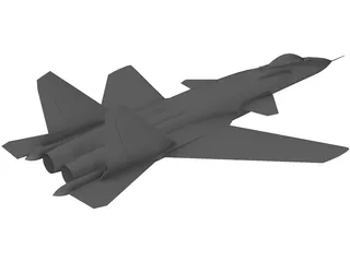 Sukhoi Su-47 Berkut 3D Model preview