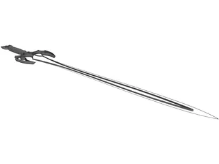 Fantasy Sword (Sword Of Darkness) 3D Model preview